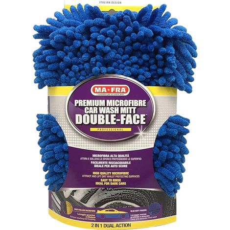 SPUGNA GUANTO 'DOUBLE FACE' in microfibra  - MA-FRA