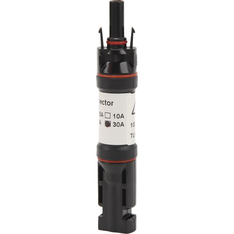 1000V 30A PV-Inline-Sicherungsstecker, Stecker und Buchse mit IP67-wasserdichter Sicherung für Solarmodule und Außenanwendungen (1/5)