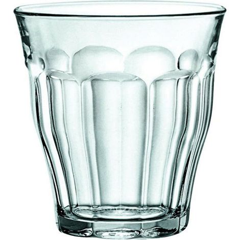 Duralex Picardie Bicchieri da Acqua in Vetro Temperato 25 cl Confezione da 6 Pezzi colore Trasparente (1/5)