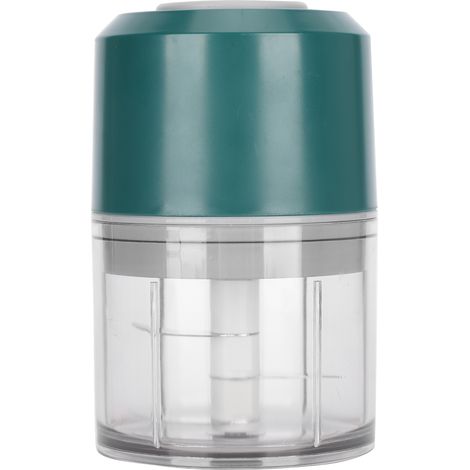 Hachoir à ail électrique multifonctionnel pour la maison, hachoir à viande et broyeur pour aliments pour bébés (vert) (1/5)