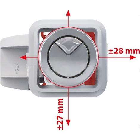3/8" taille Remplir rincer bouton double commande toilettes wc réservoir citerne (1/5)