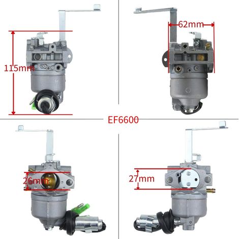 Compatible avec le carburateur YAMAHA MZ360 MZ300 185F EZ-MZ360-00CM EF6600/2600 (1/3)