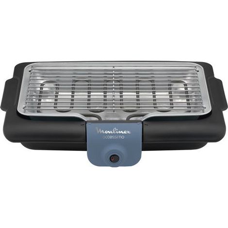 Moulinex Accessimo BG134812 - Barbecue gril -électrique - 740 cm ² - bleu/noir