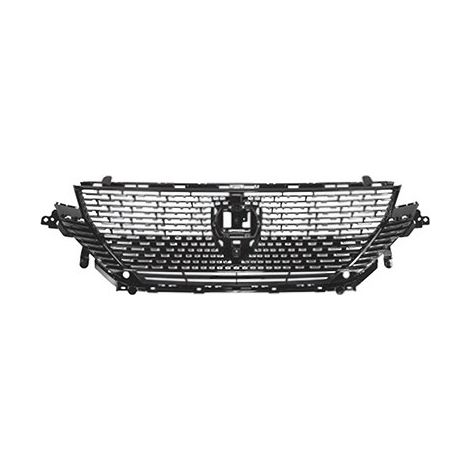 Grille de calandre avant noire et chromée avec 2 trous radars GT-Line Peugeot 308 3 depuis 2021