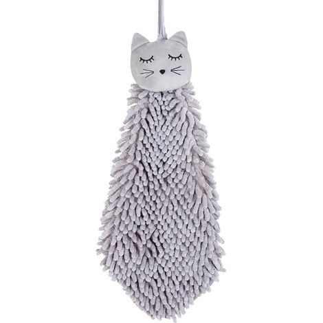 en microfibre carrée absorbante et douce avec boucle de (1/5)