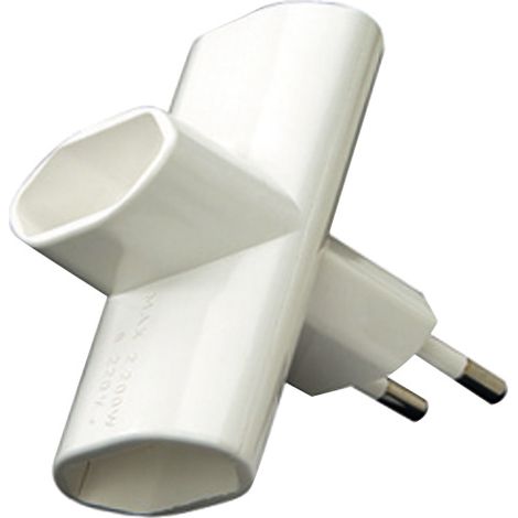 Clavija enchufe triple - (1/2)