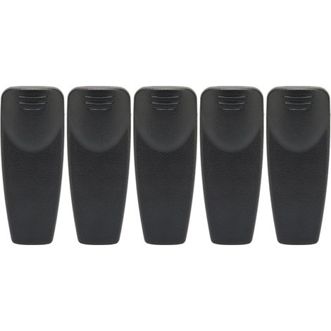 Lot de 5 clips de ceinture pour radio portable multifonctionnelle, compatibles avec les talkies-walkies Motorola GP2000, GP88S, GP328 et GP338. (1/5)
