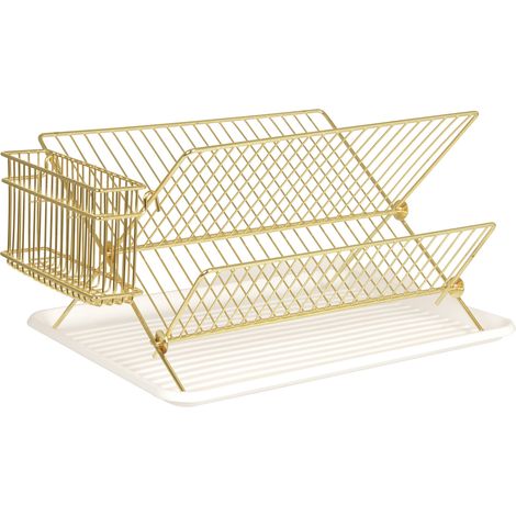 Present-Time Scolapiatti Pieghevole in Metallo Design Moderno