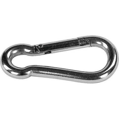 Mousqueton à battant œillet 8mm en acier inoxidable - CHAUBEYRE - 8425402