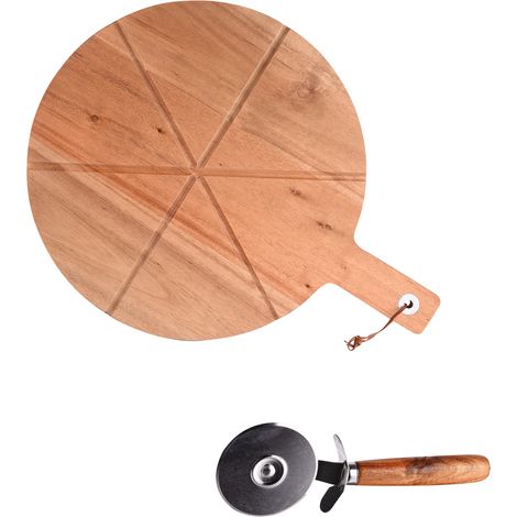 Table Passion - Coffret Pizza 2 pièces (plat + roulette) (1/2)
