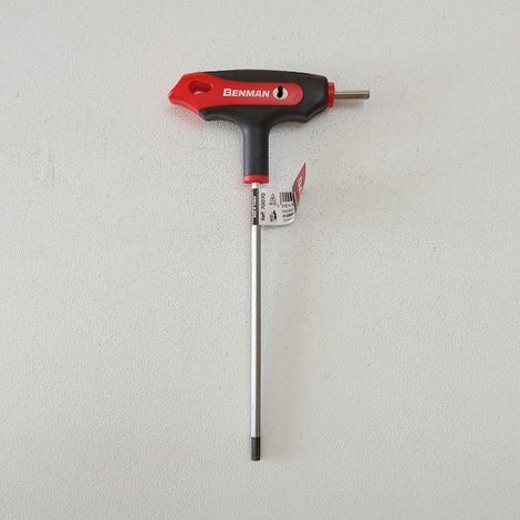 Benman turball 2mm chiave a t maschio esagonale con impugnatura bimateriale (1/5)