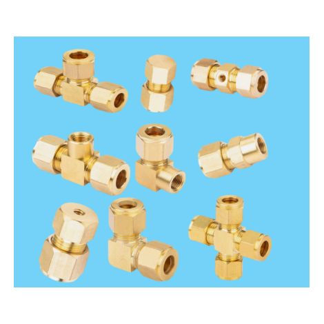Raccord en T pour Humidificateur à Bague de Serrage 8 mm - Connecteur Diviseur de Tuyau