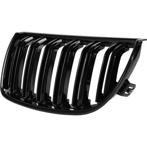 Calandre sport à double barrettes noire pour BMW E90 E91 2005-2008 (1/5)