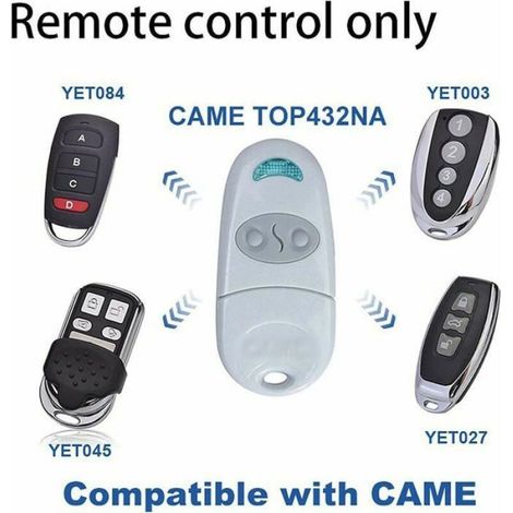 2 pièces de télécommande sans fil pour véhicule électrique, lampe de porte de garage, contrôle d'accès, copie universelle, télécomm (1/4)