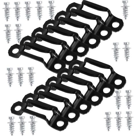 eur Invisible pour Meubles Fixation à Vis Boucle Coulissante Fixation Invisible pour Assemblage de Meubles eur pour Armoires (1/5)
