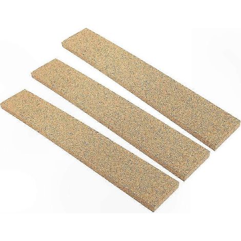 Korkstreifen zur Präsentation von Fotos und zur Innendekoration, 11,8 x 2 x 0,2 Zoll, synthetisches Material, Nachrichtenhalter, 3er-Set, braun. (1/5)