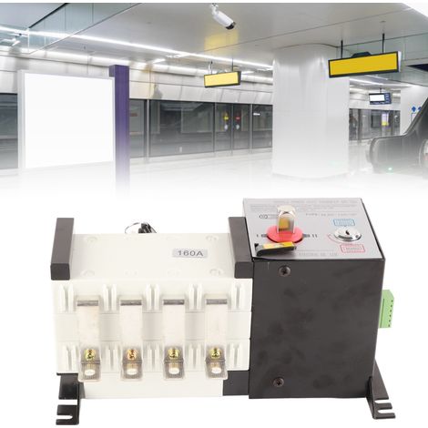 Groupe électrogène NLQ4-160/4P AC400V avec inverseur automatique double alimentation, isolé par PC, deux entrées et une sortie 160 A (1/5)