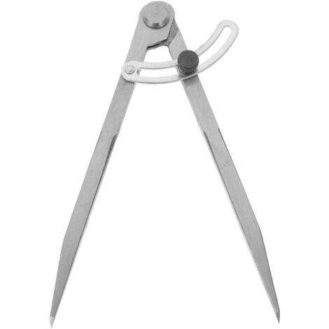 Compas à Pointes Sèches Professionnel en Acier Carbone Compas 300mm Grand Diamètre pour Charpentier Menuisier Ébéniste Architecte Tailleurs de pierre, Jauge Precision de Marquage Industriel (1/4)