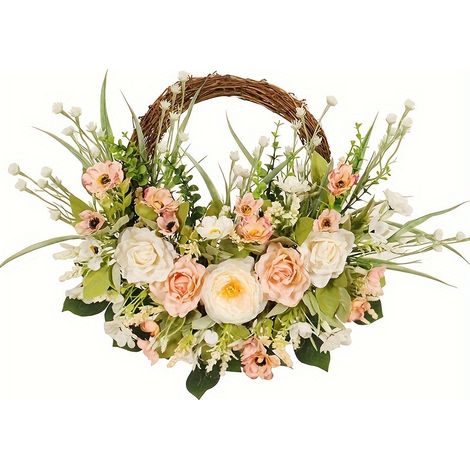 Guirlande De Fleurs De Cerisier - Design Rose Détaillé - Résistant Aux Intempéries - Pour Intérieur Et Extérieur - 1 Pièce