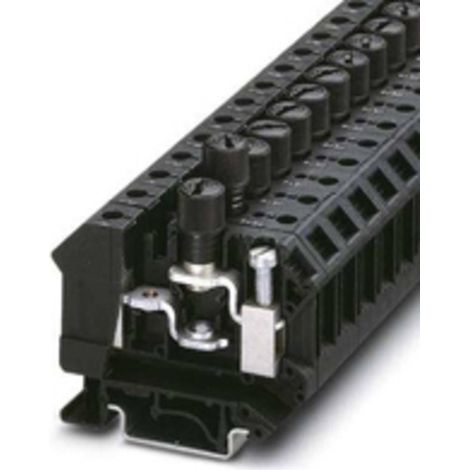 Phoenix Contact 3005109 Morsetto componibile portafusibili 12 mm A vite Nero 1 pz. (1/3)