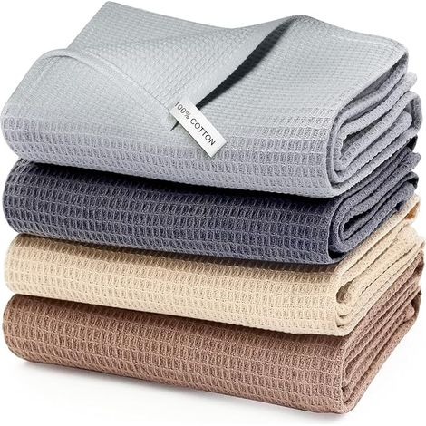 Tea Towels, 65 x 45 cm, Cotton Kitchen Dish Towel (1/5)