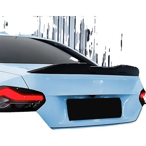 Spoiler trasero, acabado negro brillante, dimensiones 59,1 x 11,8 x 3,1 pulgadas, compatible con G42 M2 G87 Luxury Performance Coupé, fácil instalación mediante clip, material resistente a la intemper (1/5)
