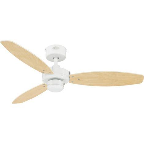 Ceiling fan Jet White 105cm / 42" with pull chain (1/2)