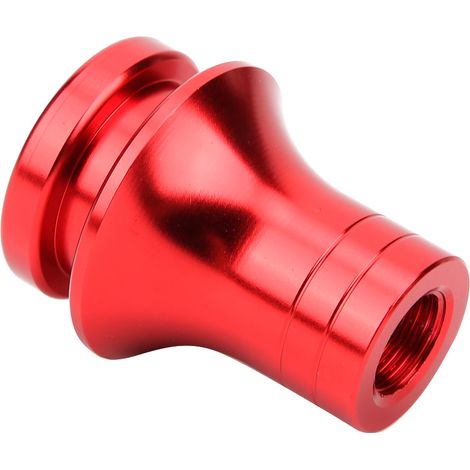 Adaptateur d'écrou de fixation de cache-poussière de rotule de pommeau de levier de vitesse rouge pour voiture, filetage M12 x 1,25, convient pour Subaru. (1/5)