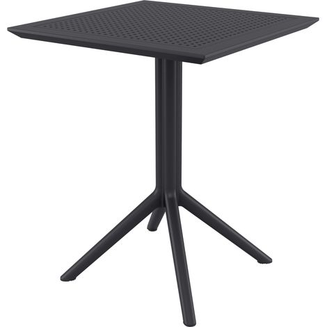 Mesa plegable Sky Negro Cuadrada (1/5)
