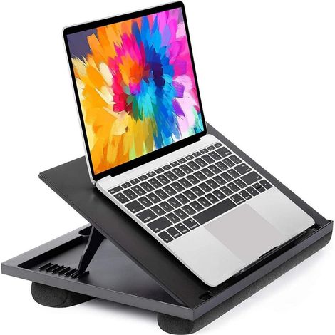 Laptopkissen höhenverstellbar bis 15,6 Zoll tragbar 8 Neigungen (1/5)