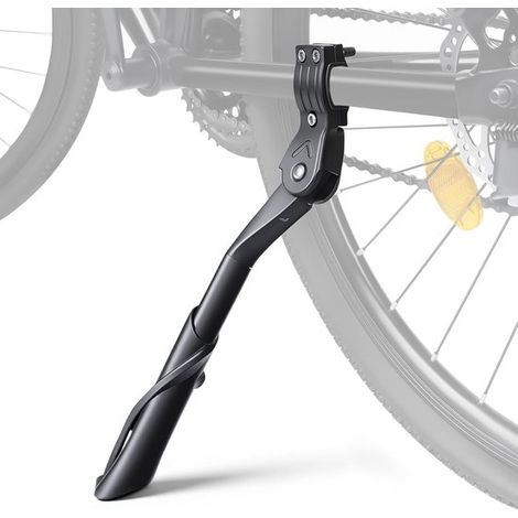 Béquille de vélo réglable pour adultes – Alliage d'aluminium – Compatible roues 24–29 pouces – Pied large antidérapant – Pour VTT, vélos de route et vélos cargo (1/5)