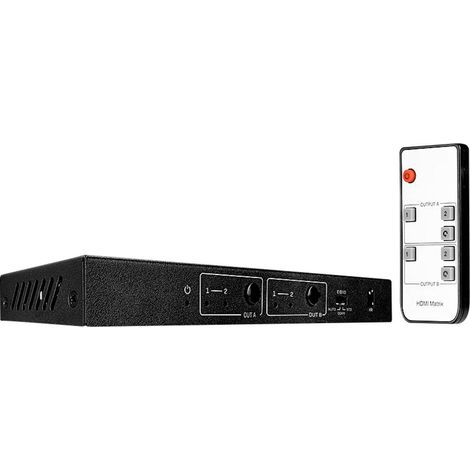Lindy 38302 Switch Matriciale AV Nero 4K UHD (1/5)