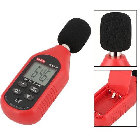 Uni T UT353BT digitales Bluetooth-Schallpegelmessgerät, Geräuschpegelmesser, Tester 30–130 dB, Schallüberwachung (1/5)