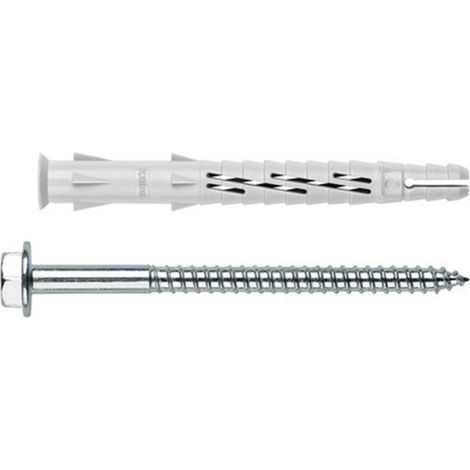 T-NUX E - TACO NYLON. TORNILLO HEXAGONAL 08X120 ( 50 u.)
