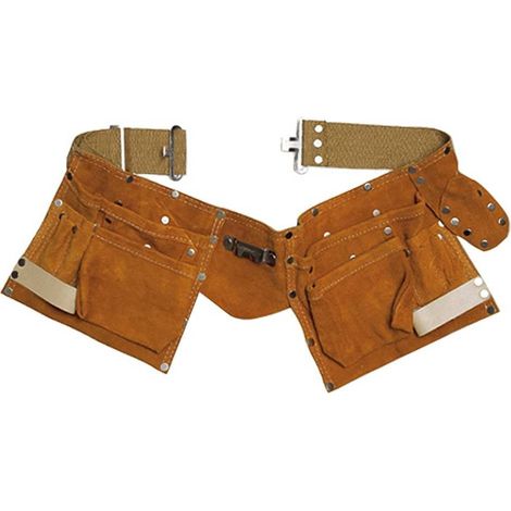 BORSA CARPENTIERE DOPPIA in cuoio