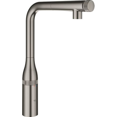 Mezclador de lavabo Essence Smart Control 31615 ducha de enjuague de grafito duro extensible (1/2)