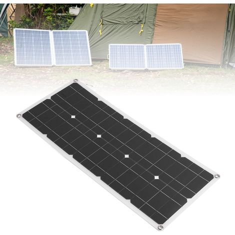 Panneau Solaire 100W Mono-Cristallin avec Contrôleur de Charge pour Camping et Extérieur (1/5)
