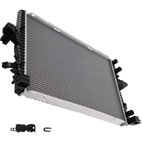 Radiador Aluminio for VW Transporter T5 03-15 7H0121253F 53796 65282A (1/5)