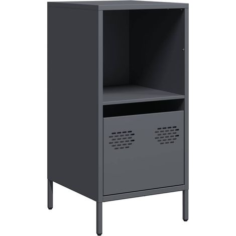 Maison Exclusive - Credenza Antracite 35x39x73,5 cm in Acciaio Laminato a Freddo