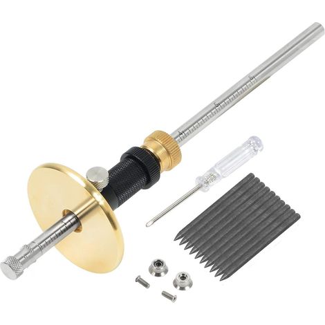 Trusquin Plus-Rad mit Mikroverstellfunktion (Schwarz) Ein Trusquin