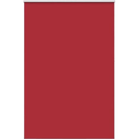 Store enrouleur occultant rouge, largeur du tissu 151,6 cm (1/5)