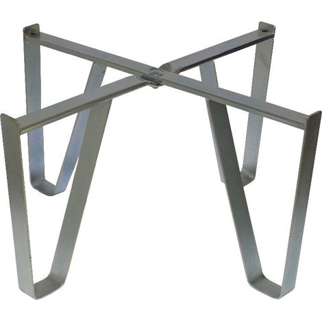 Piedistallo Base in acciaio zincato per botte contenitore olio vino da 150 litri Ø 53 cm