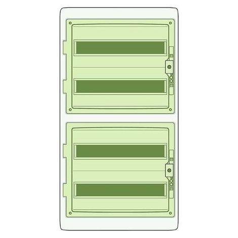 Cuadro eléctrico de plástico MUREVA NT 72M 4X 18M 842X448X160 IP65 IK09 13437 (1/3)