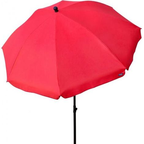 Parasol aktive 240 cm rojo poliéster aluminio (1/5)