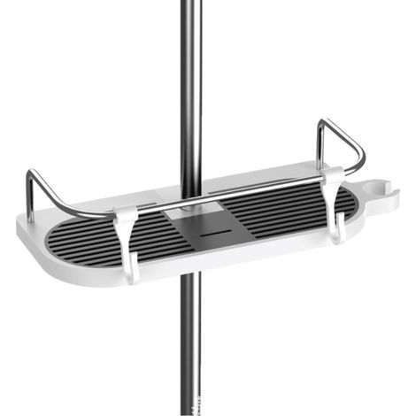 Étagère de douche télescopique réglable – Support pour shampooing, savon et lotion – Installation sans perçage (1/5)
