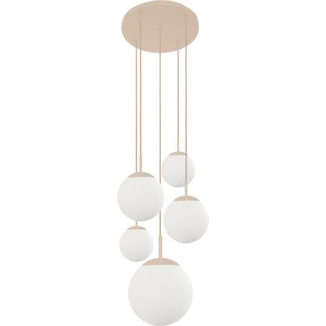 Steinhauer - hängeleuchte - Bollique - crème - glas - Ø 60cm -
