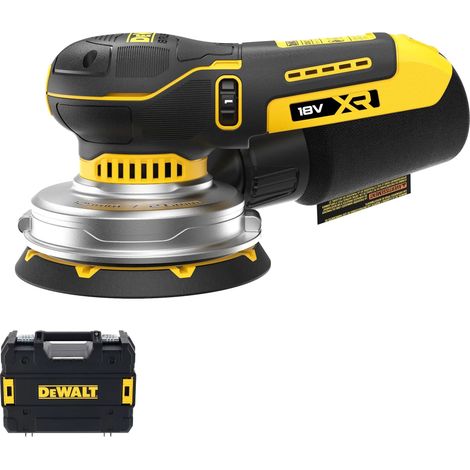 Dewalt – Ponceuse excentrique 18V DCW211NTXJ – Vitesse réglable 8000-12000 tr/min – Plateau 125 mm – Pour ponçage bois et surfaces composites (1/5)