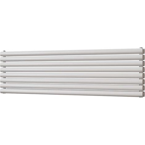 Omeara Axis - White Horizontal Radiator H464mm x W1600mm Double Panel