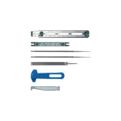 Kit Affûtage VALLORBE Ø4,5mm 11/64" pour Chaine de Tronçonneuse