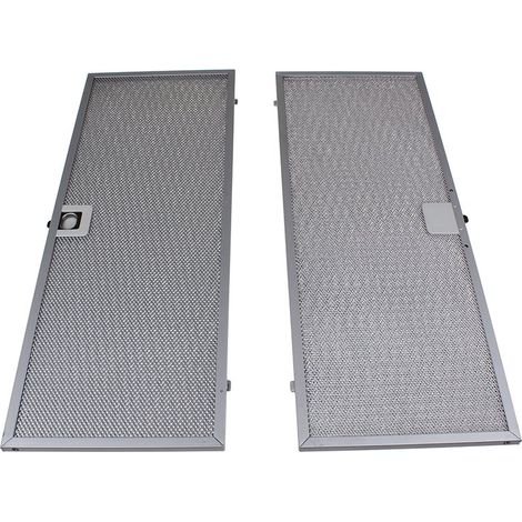 FILTRES GRAISSE METAL ARRIERE PAR 2 POUR HOTTE ELECTROLUX - 50286533000 (1/2)